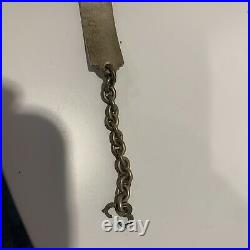 Korean war era jeweled bracelet Silver