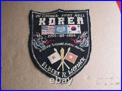 Large Korean War Jacket Patch 1954-56 Returned From Hell 520th Signal Base Depot
