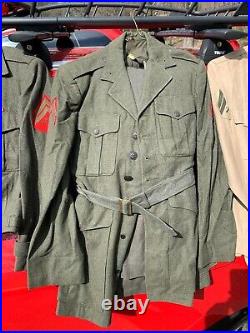 Large Named Korean War Usmc Marine Uniform Grouping! Must See