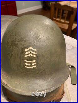 Late WWII/Korean War M1 Schlueter Helmet and Liner