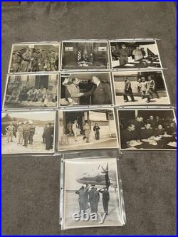 Lot Of 10 TEN Original Korean War Press Photos UN General Patch Uniform 8x10