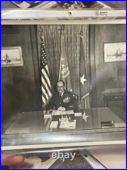 Lot Of 10 TEN Original Korean War Press Photos UN General Patch Uniform 8x10