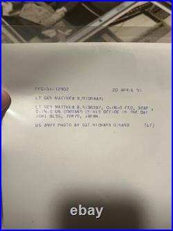 Lot Of 10 TEN Original Korean War Press Photos UN General Patch Uniform 8x10