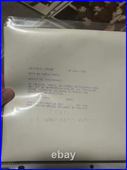 Lot Of 10 TEN Original Korean War Press Photos UN General Patch Uniform 8x10