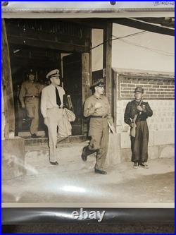 Lot Of 10 TEN Original Korean War Press Photos UN General Patch Uniform 8x10