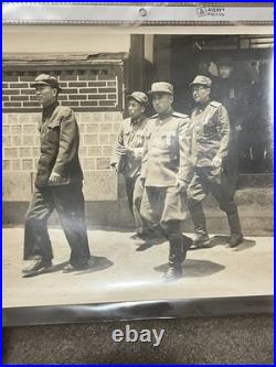 Lot Of 10 TEN Original Korean War Press Photos UN General Patch Uniform 8x10