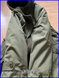 M-1947 Parka Korean War Size Small With Liner