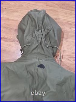 M-1948 M-48 Fishtail ARMY Military parka Korean War Complete With Liner Small