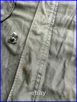 M-1948 M-48 Fishtail parka Korean War Era Size Medium Fur Hood M48
