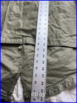 M-1948 M-48 Fishtail parka Korean War Era Size Medium Fur Hood M48