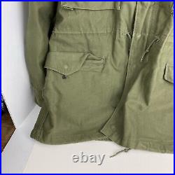 M-1951 Field Jacket (Korean Era 1952) Medium With Wool Liner And Hood USATC ARMOR