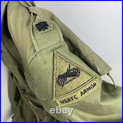 M-1951 Field Jacket (Korean Era 1952) Medium With Wool Liner And Hood USATC ARMOR