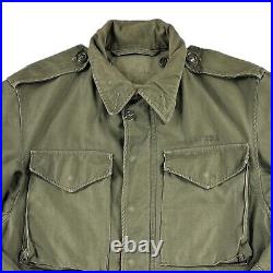 M-1951 US Army M-51 Field Jacket Korean War Mens Size Small Long Early 1951 USA