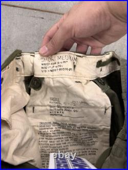 M-51 field trousers, second pattern, Nov. 1951 Fulton contract