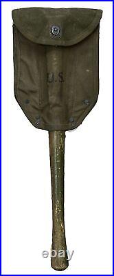 M1951 Entrenching Tool Shovel 1952 & M1943 E-Tool Cover 1944 Army USMC Vietnam