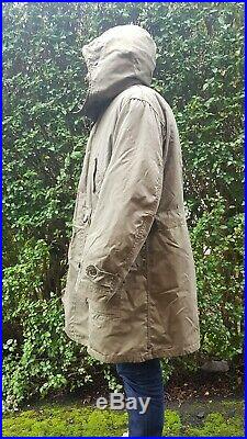 M47 m-1947 aircrew overcoat parka pile lining korean war 1950s cold weather