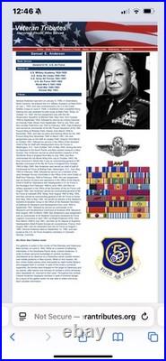 MILITARY MEDAL 1934 Lieutenant General Samuel E. Anderson WWII Korean War MILITARY MEDAL 1934 Lieutenant General Samuel E. Anderson WWII Korean War
