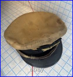 MILITARY SEA TRANSPORTATION Officer Visor Cap Transitional MSTS US NAVY Nudelman