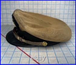 MILITARY SEA TRANSPORTATION Officer Visor Cap Transitional MSTS US NAVY Nudelman