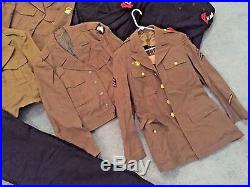 Motherload 22 Vintage Wwi Wwii Korean War Us USA Military Uniforms Jackets