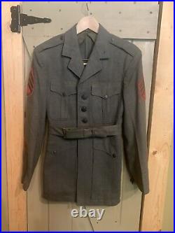 Marine Korean War Wool Jacket. Soldier's Name J. B. Clark Junior