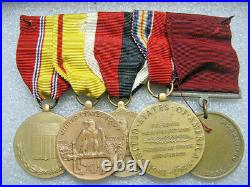 /Medal Group US NAVY 5 medals ww2-Korean War