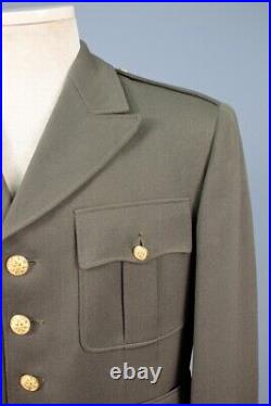 Men's Korean War US Army Officers Uniform Sz M 1950s Tunic Jacket & Pants