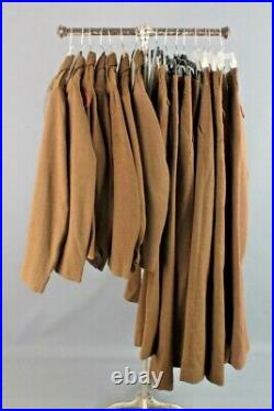 Men's M-1950 Korean War & Post US Army Ike Jacket & Pants Lot 15pcs S/M 50s Vtg
