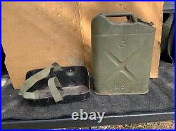 Military Jeep Jerry Can Holder & 1952 Russakov, Korean War Era