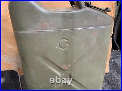 Military Jeep Jerry Can Holder & 1952 Russakov, Korean War Era