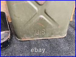 Military Jeep Jerry Can Holder & 1952 Russakov, Korean War Era