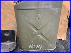 Military Jeep Jerry Can Holder & 1952 Russakov, Korean War Era