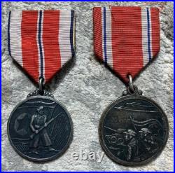 Military Merit Medal & Fatherland Liberation War Medal Lot