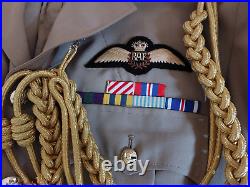 Military, RAF Uniforms. F-86 Sabre pilot Korea, AFC, Awarded US DFC