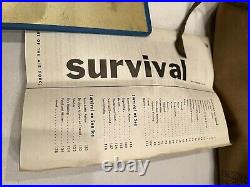 Military Survival Raft Accessory Kit Type C2a 1952 Korean War Issue Excellent