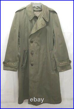 Military Vintage Overcoat Field OD-7 M-1950A 5 Star General 1951 Korean War