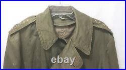 Military Vintage Overcoat Field OD-7 M-1950A 5 Star General 1951 Korean War