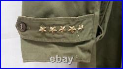 Military Vintage Overcoat Field OD-7 M-1950A 5 Star General 1951 Korean War