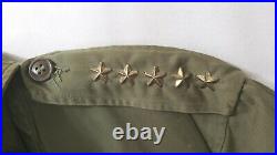 Military Vintage Overcoat Field OD-7 M-1950A 5 Star General 1951 Korean War