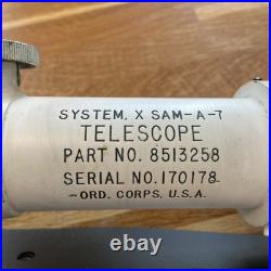 Military X SAM-A-7 Telescope Korean War Era army western electric surplus rare