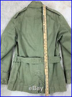 Modified Short M51 Overcoat Vintage Korean War M-1951 Field Jacket Trench Coat