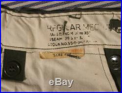 NEW CUTTERS TAGS 1951 KOREAN WAR M51 M1951 SHELL FIELD TROUSERS CARGO PANTS Sz M