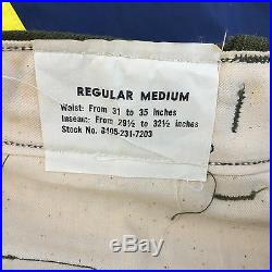 NOS Deadstock Vtg 50's Korean War Wool Military Army Chino Pants Trousers Field