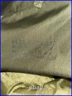 NOS M-1951 Arctic Trouser Shell Wind Pants & Liner, Cold Weather Nylon Medium