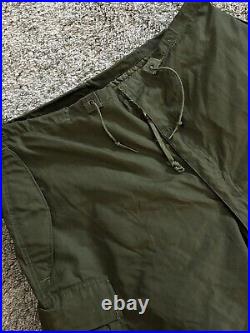 NOS M-1951 Arctic Trouser Shell Wind Pants & Liner, Cold Weather Nylon Medium