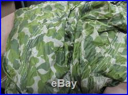 NOS US Military Camouflage Camo 64 ft G12 Cargo Parachute Korean War Era Rare