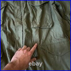 NOS Vintage 1950s Korean Vietnam War M-1951 M51 Field Jacket Large Regular