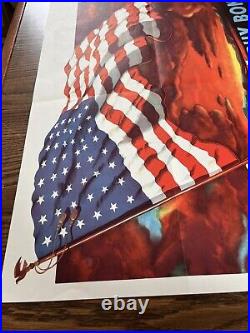 NOW LETS ALL BUY BONDS Rare Korean War Propaganda Original Poster 1950 Garry Orr