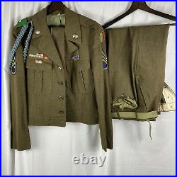 Named 21st Inf Reg 24th Division Korean War Uniform Named