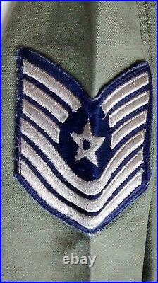 Named Korean War Era US Air Force Uniform Dog Tags 320th Bombardment Patch USAF